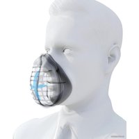 Респиратор-полумаска VizardM Многоразовая маска со сменными фильтрами M3.1 (черный)