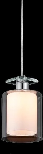 Подвесная люстра iLamp King RM6201-1P CR+CL