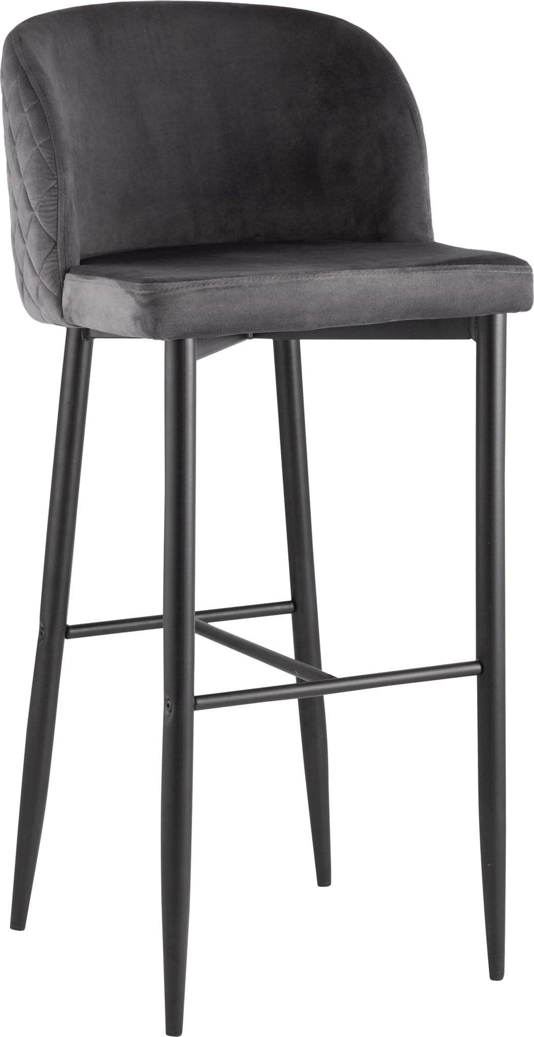 

Стул Stool Group Оскар велюр барный (серый)