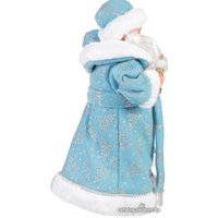Кукла Зимнее волшебство В синей шубке с подарками 43 см (голубой)