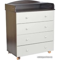 Детский комод СКВ-Компани 700068-1 (венге/белый)