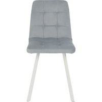 Стул Listvig Фин (светло-серый camaro 09/белый ткань)