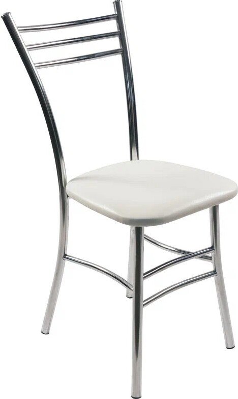 

Стул ВВР Трио (белый/хром, экокожа)