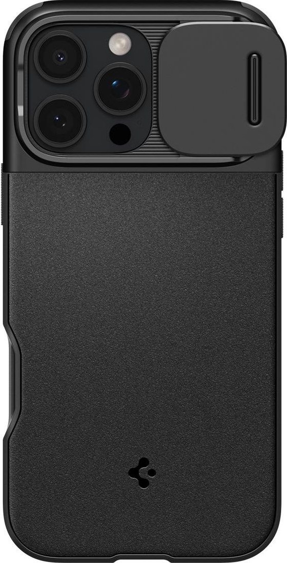 

Чехол для телефона Spigen Optik Armor Mag Magsafe для iPhone 16 Pro Max Black