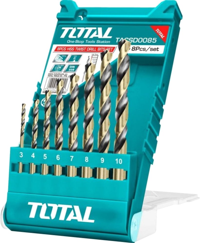 

Набор сверл Total TACSD0085 (8 шт)