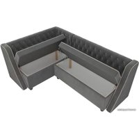 Угловой диван Лига диванов Лофт 104590 (левый, серый)