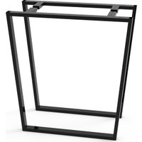 Подстолье для стола Mico Трапеция Лофт 700x740 40x20 (черный премиум матовый)