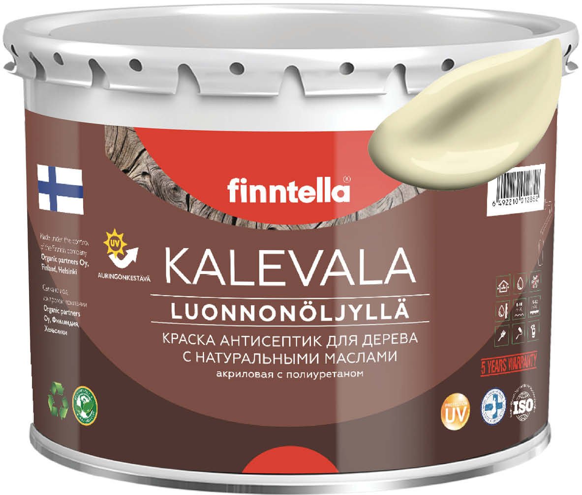 

Краска Finntella Kalevala Ivory F-13-1-3-FL120 2.7 л (желтый)