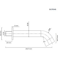 Излив Oltens Molle 39100800