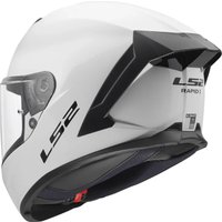 Мотошлем LS2 FF820 Rapid III Solid (S, белый глянцевый)