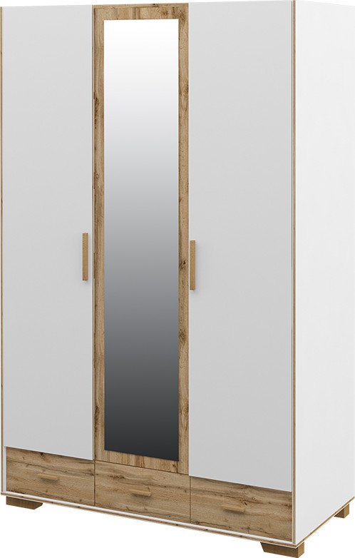 

Шкаф распашной Elva Нодо NEM01HP-2D1Z3S-1420/620/2200 (01) (дуб вотан/белый)