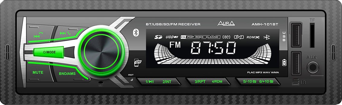 

USB-магнитола Aura Fireball-101BT