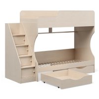 Двухъярусная кровать Можга Капризун 6 с ящиками Р443 (дуб млечный)