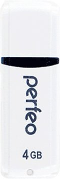 USB Flash Perfeo C02 4GB (белый) [PF-C02W004]