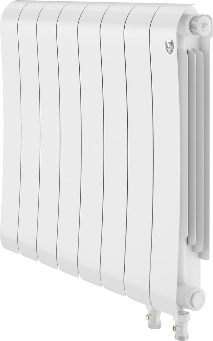 

Биметаллический радиатор Royal Thermo Infinity 500 Bianco Traffico VR80 - 8 секций