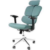 Игровое (геймерское) кресло Jiqiao R6001-ЧЗ (черный/бирюзовый)