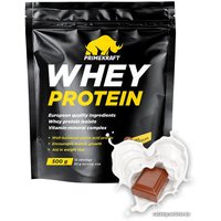 Протеин сывороточный (концентрат) Prime Kraft Whey Protein с витаминами и минералами (500г, молочный шоколад)