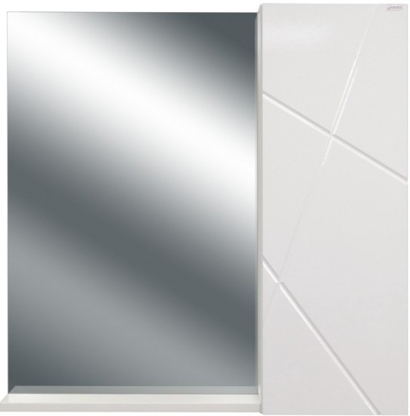 Doratiz Шкаф с зеркалом Фьорд 70 R 2711.160 (белый/дуб бунратти)