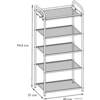 Полка для обуви ЗМИ Верона 15 ПДОВ15 (белый)