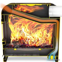 Свободностоящая печь-камин Теплодар Метеор 150