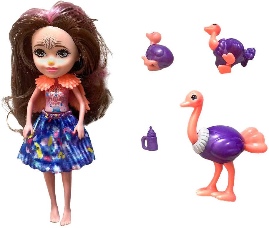 

Кукла 1toy Лесные Феи со страусами Т24023
