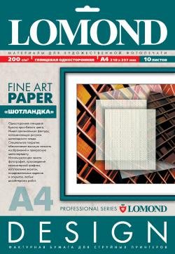 

Фотобумага Lomond Tartan A4 200 г/кв.м. 10 листов (0922041)