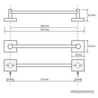 Держатель для полотенца Bemeta Beta 132104012