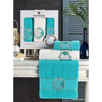 Набор полотенец Merzuka Ceremony 11777 (3 шт, бирюзовый)