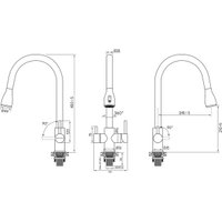 Смеситель Paulmark Lange La214212-LG (светлое золото)