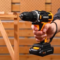 Дрель-шуруповерт Deko Sharker 16V 083-1108 (с 2-мя АКБ, кейс)