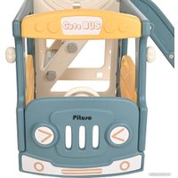 Горка Pituso Smile Bus FE-HT-XLB02 (синий/желтый)