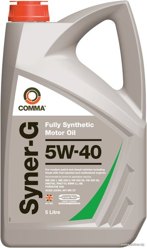 Моторное масло Comma Syner-G 5W-40 5л
