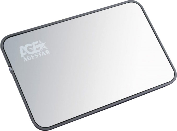 

Бокс для накопителей 2.5" AgeStar 3UB2A8 Silver