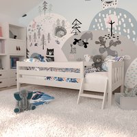 Кровать-тахта ФанДОК 160x80 Ф-141.01 (белая эмаль)