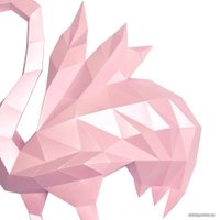 PaperCraft PAPERRAZ Фламинго Инга