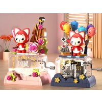 Конструктор Jaki Музыкальная шкатулка с лисенком JK6506