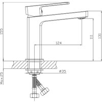 Смеситель Lauter Cascade 21СК655BS