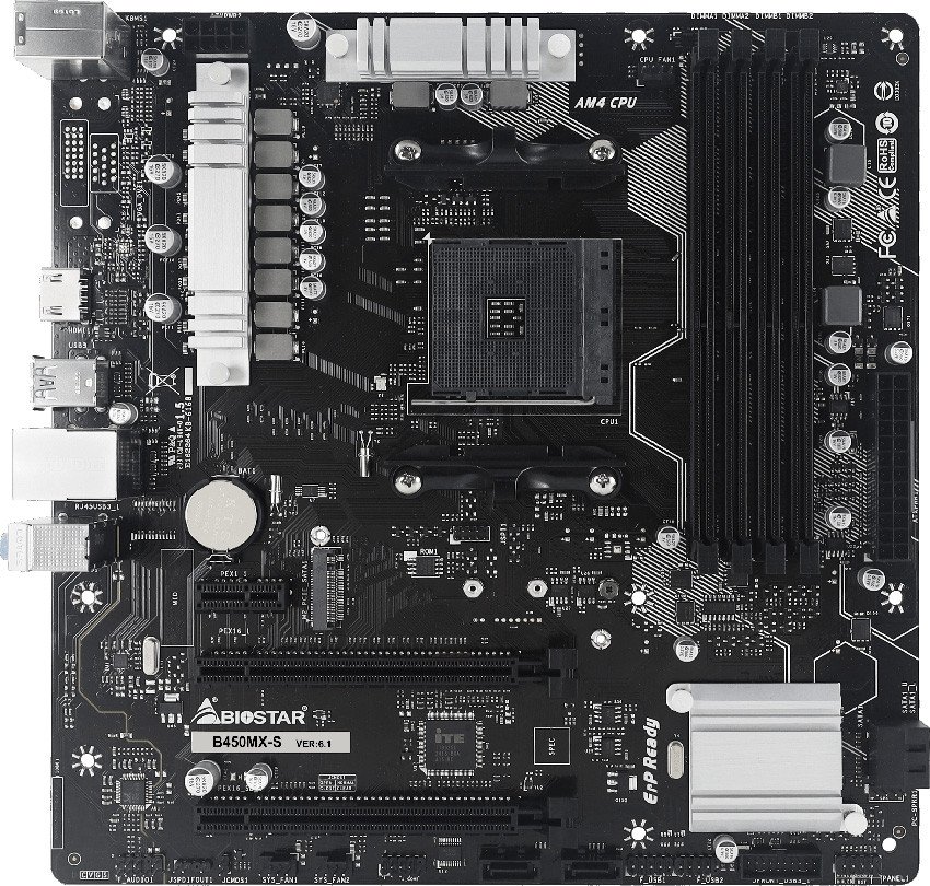 

Материнская плата BIOSTAR B450MX-S Ver. 6.1