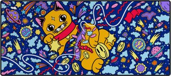 Коврик для стола Geekboards Space Cat