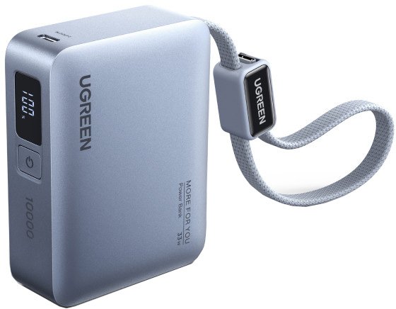 Внешний аккумулятор Ugreen PB584 75173B 10000mAh (серый, китайская версия)