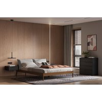 Кровать Divan Эвелен-Walnut 160 Soft Grey