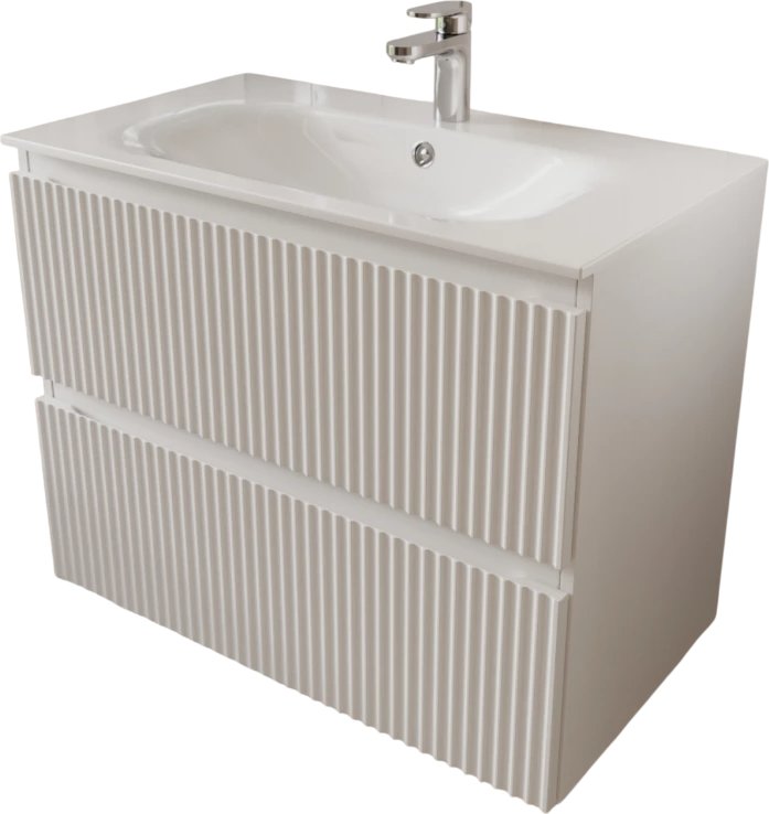 TERMINUS Тумба с умывальником Сицилия 80x62x45 с 2 ящиками SIC10802900301O (белый)