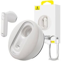 Bluetooth гарнитура Baseus C-Mic CM10 Smart Unilateral Wireless Earphone for Car (белый)