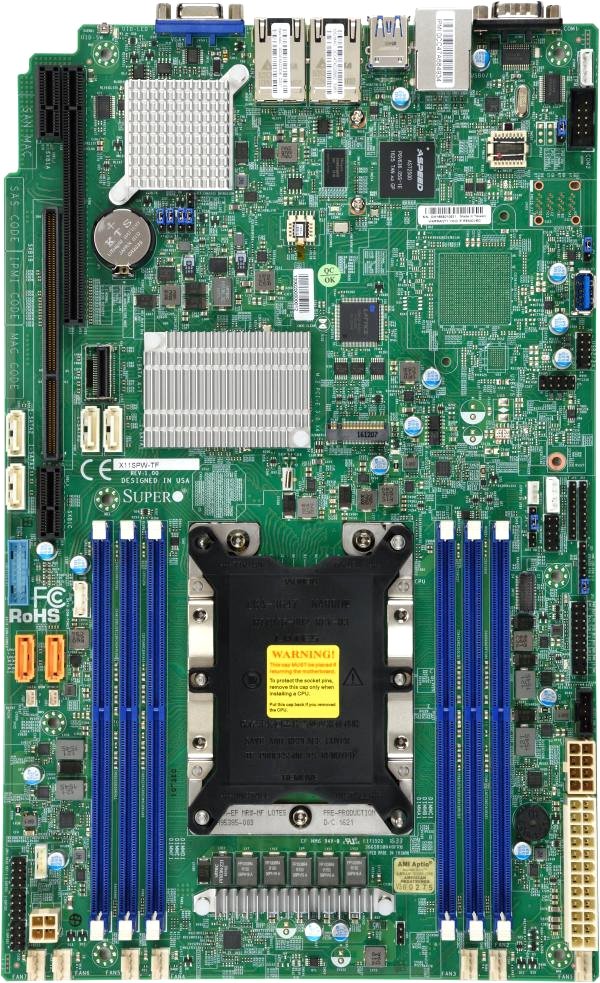 

Материнская плата Supermicro MBD-X11SPW-TF-O