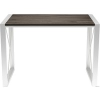 Кухонный стол Buro7 Лофт 110 (классика, дуб мореный/белый)