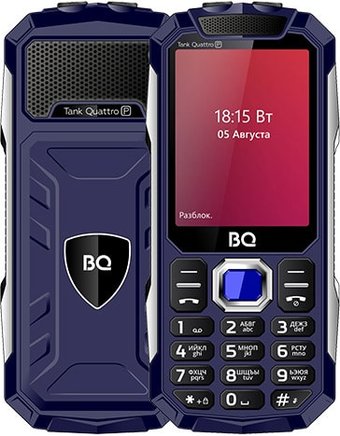 Телефон BQ BQ-2817 Tank Quattro Power (синий)