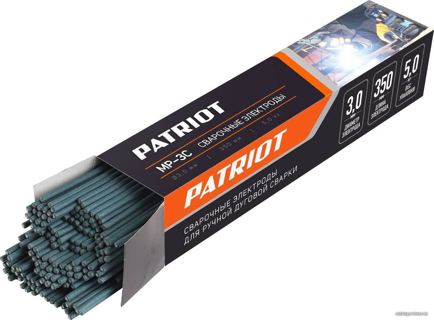 Электрод Patriot МР-3С 3.0мм/350мм (5кг)
