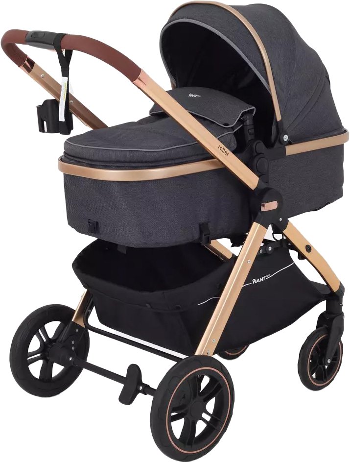 

Универсальная коляска Rant Basic Roller Gold RA161 (2 в 1, grey)