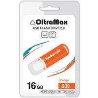 USB Flash OltraMax 230 16GB (оранжевый) [OM-16GB-230-Orange]