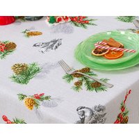 Скатерть АртПостель Серебряный звон СБ.150.220 220x150